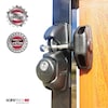 Safetech Hardware Key-Lockable Gate Latch, Black SLV-VIPER-X1